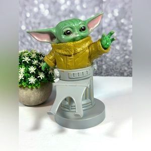 Star WARS THE MANDALORIAN BABY YODA GROGU 8" CONTROLLER-PHONE HOLDER WITH CABLE